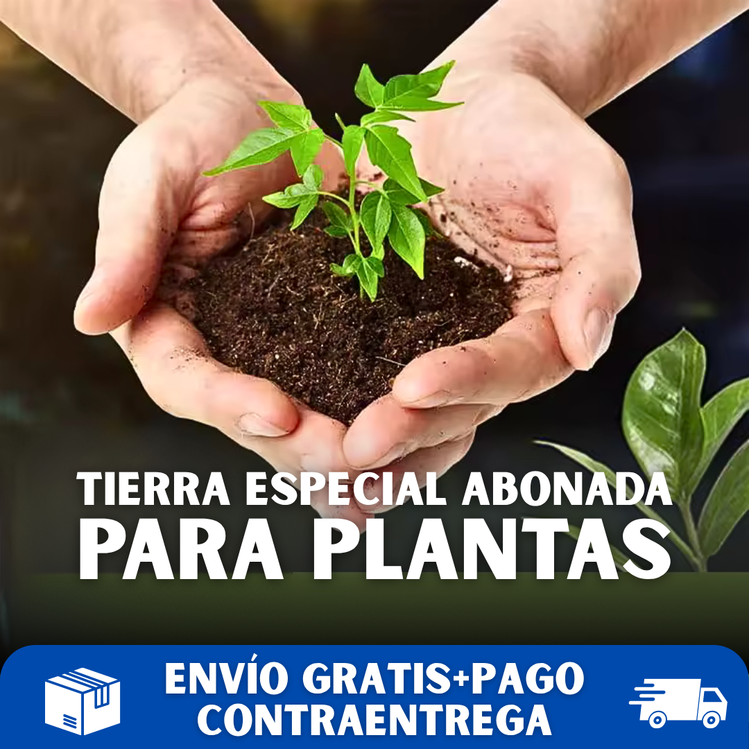 🌱BOLSA DE TIERRA ESPECIAL ABONADA PARA PLANTAS