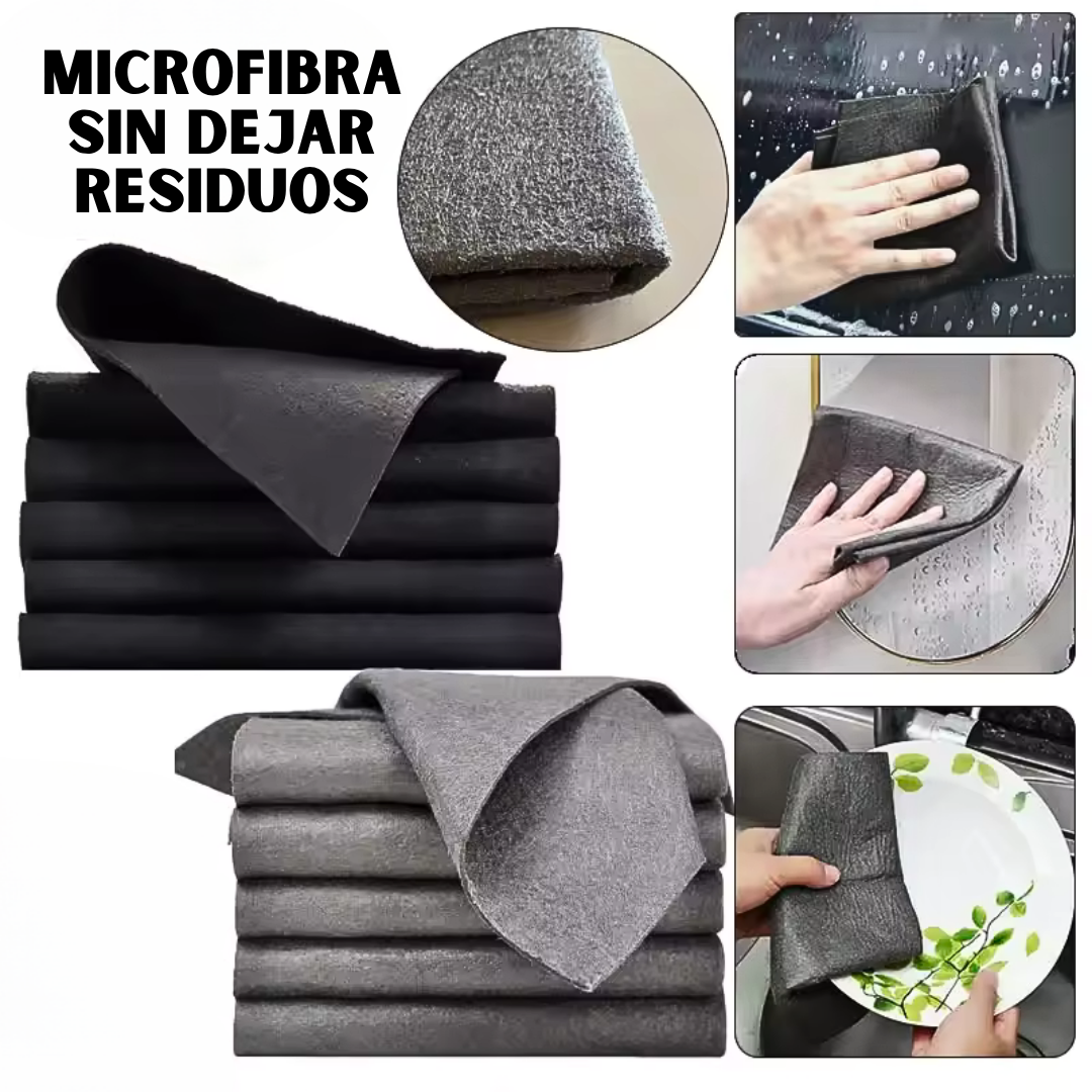 🧽ABSORBEX® x5 Pack trapos de microfibra ultra absorbentes