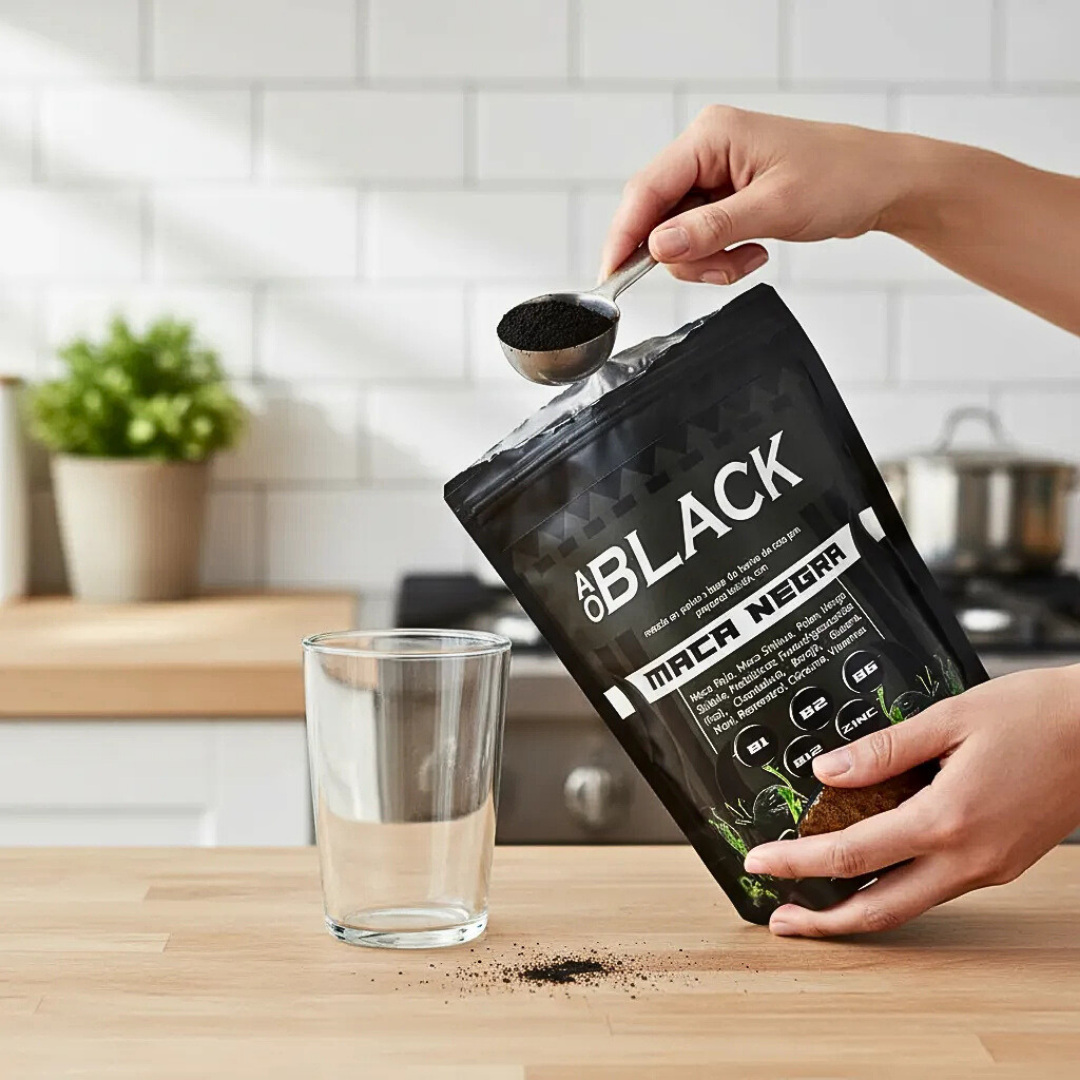 🌑MACA NEGRA PREMIUM® Energía, Vitalidad y Rendimiento⚡
