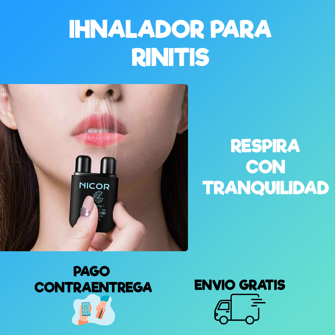 INHALADOR NASAL PARA RINITIS🤧