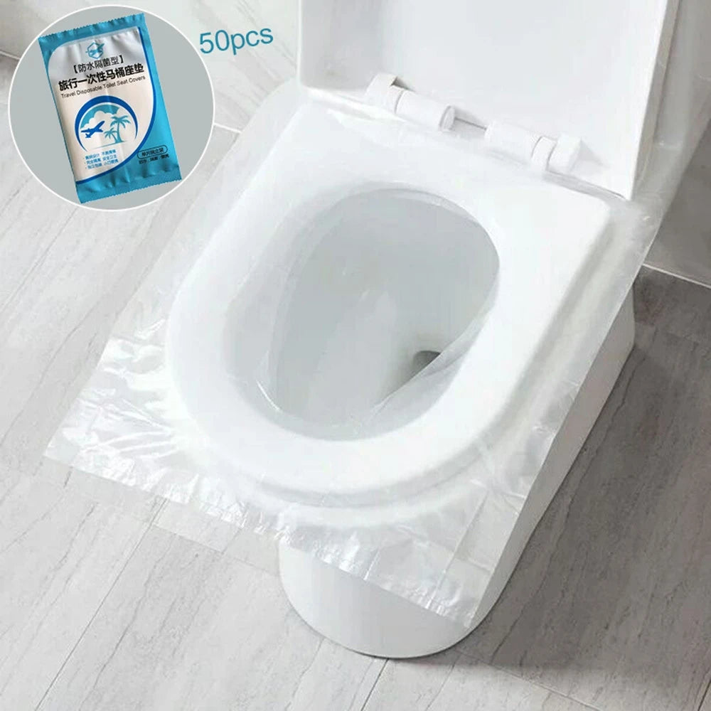 HYGIENICOVER™ PROTECTORES DESECHABLES PARA BAÑO X 50 UNIDADES