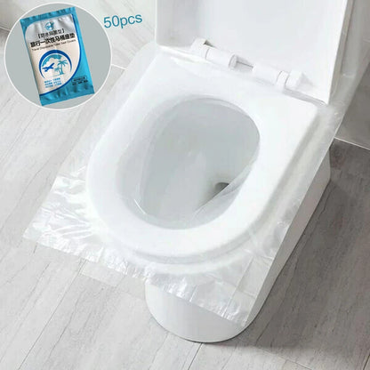 HYGIENICOVER™ PROTECTORES DESECHABLES PARA BAÑO X 50 UNIDADES