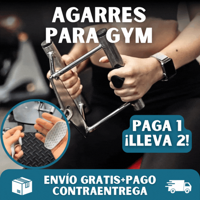 💪PAR DE AGARRES PARA GYM🔥PAGA 1 LLEVA 2 PARES🔥