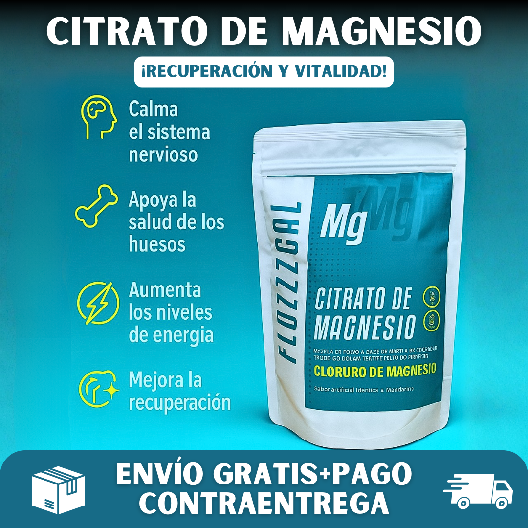 ⚡CITRATO DE MAGNESIO® Recuperación y vitalidad🧘‍♂️