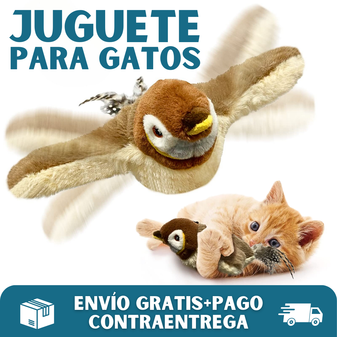 🐥TOYBIRD® Juguete interactivo para gatos