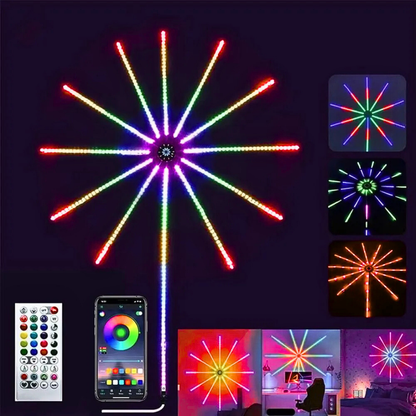 🎆LUCES LED FIREWORKS RGB🎉