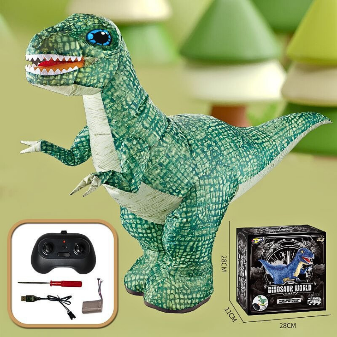 🦖DINORUNNER® Dinosaurio inflable a contro remoto🎮