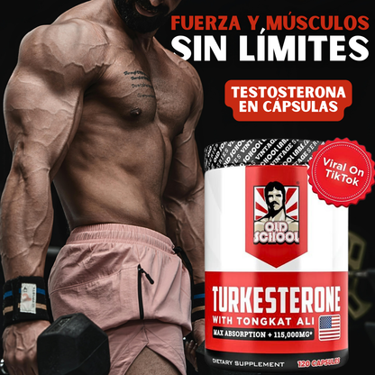 💪TURKESTERONE® Testosterona en cápsulas