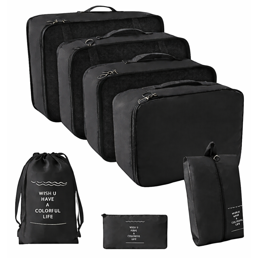 ORGANIZADOR VIAJERO 7 PIEZAS