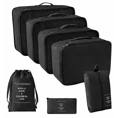 ORGANIZADOR VIAJERO 7 PIEZAS