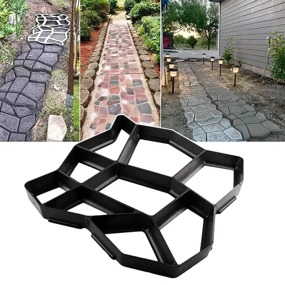 🧱STONEPATH PRO® Molde Reutilizable para Piso Decorativo🎨