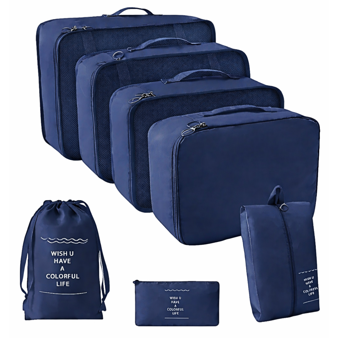 ORGANIZADOR VIAJERO 7 PIEZAS