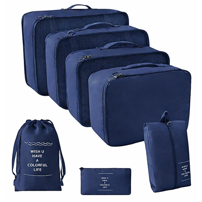 ORGANIZADOR VIAJERO 7 PIEZAS
