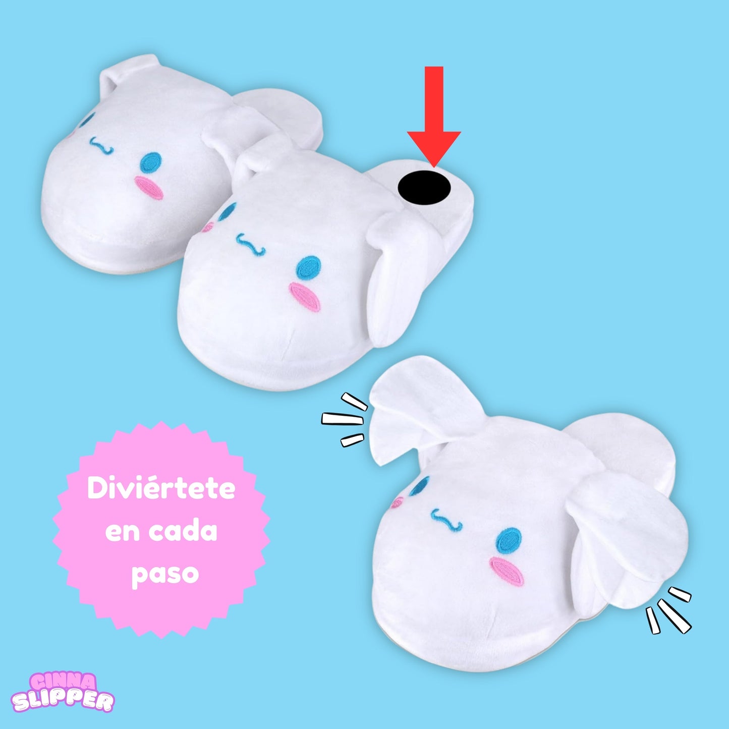 Pantuflas Cinnamoroll + ENVIO GRATIS