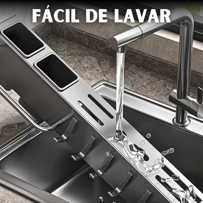 🔪WALLCHEF® Organizador de Cocina en Acero Inoxidable 🧽