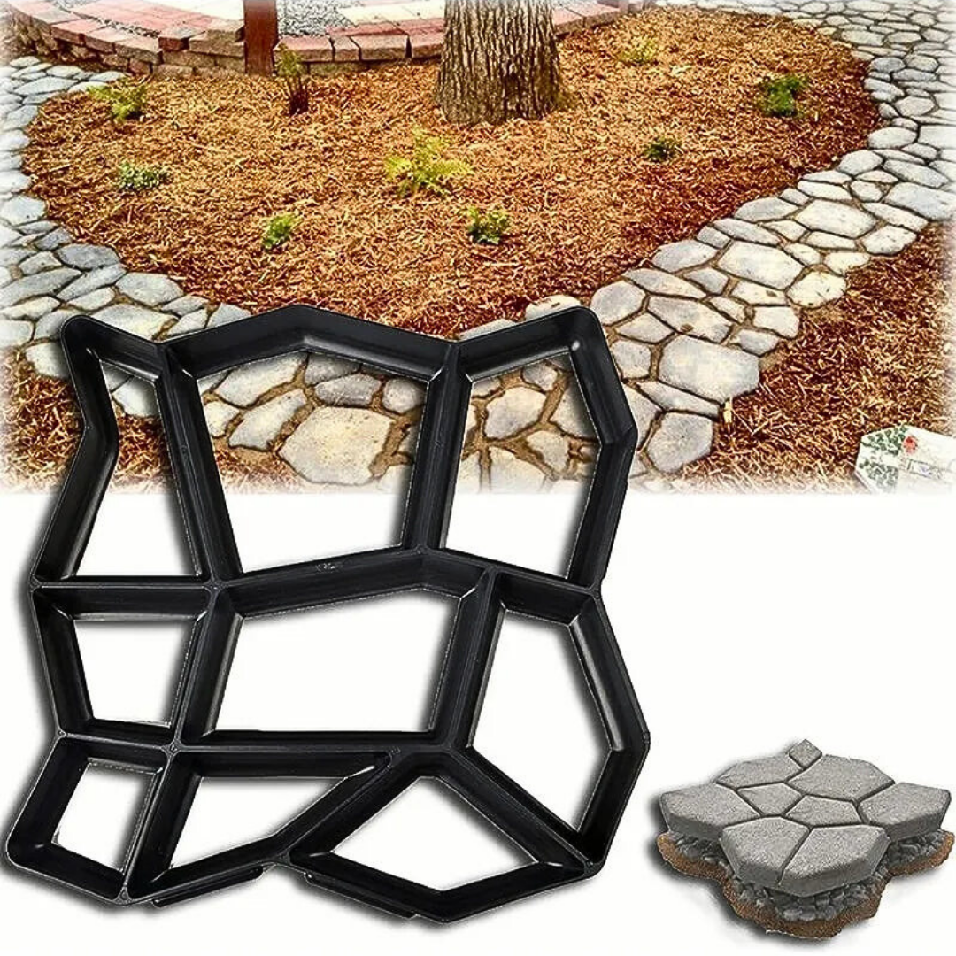 🧱STONEPATH PRO® Molde Reutilizable para Piso Decorativo🎨