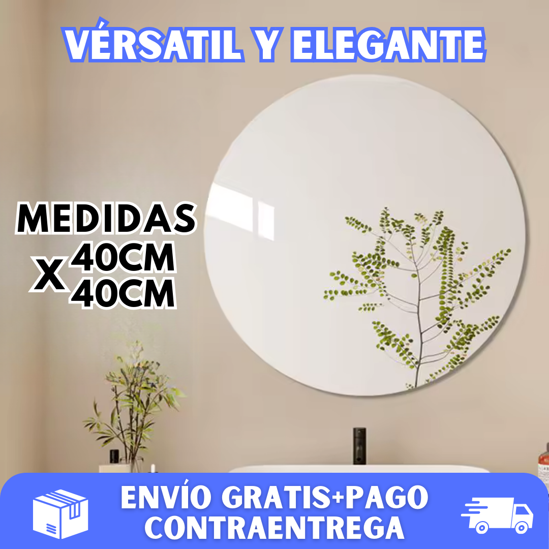 🪞REFLEJA HOGAR® - Espejo adhesivo para cualquier tipo de espacios