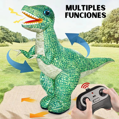 🦖DINORUNNER® Dinosaurio inflable a contro remoto🎮