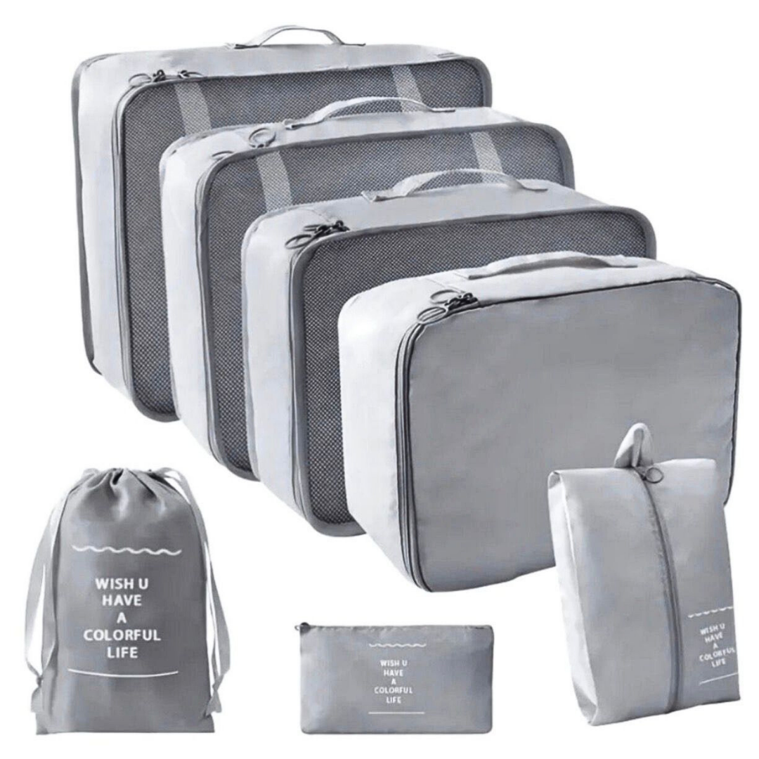 ORGANIZADOR VIAJERO 7 PIEZAS