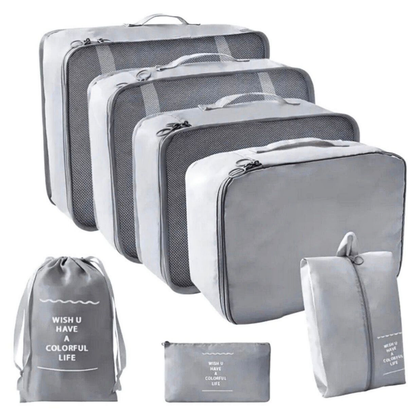 ORGANIZADOR VIAJERO 7 PIEZAS