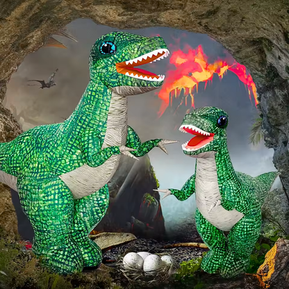 🦖DINORUNNER® Dinosaurio inflable a contro remoto🎮