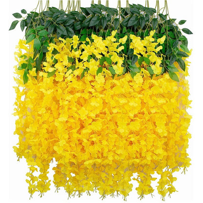 💐SET x12 FLORES DECORATIVAS COLGANTES