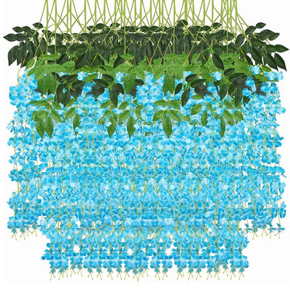 💐SET x12 FLORES DECORATIVAS COLGANTES