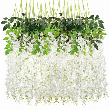 💐SET x12 FLORES DECORATIVAS COLGANTES