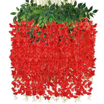 💐SET x12 FLORES DECORATIVAS COLGANTES
