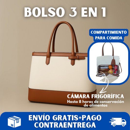 BOLSO 3 EN 1 MÁXIMO COMPARTIMIENTO
