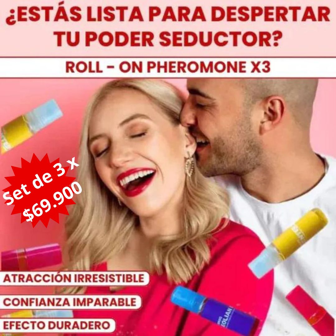 Roll-On de Feromonas SET DE 3 + ENVIO GRATIS