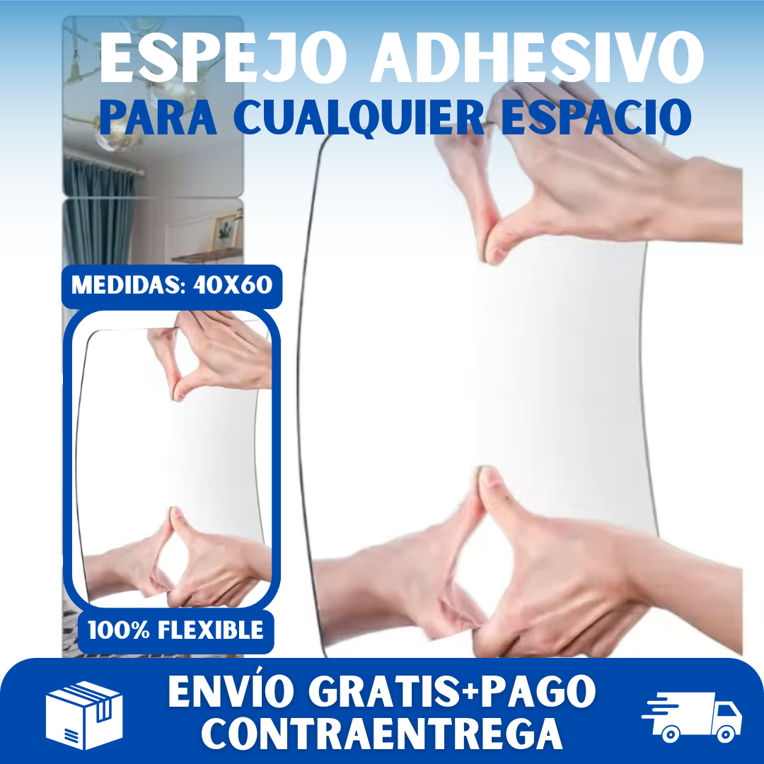 🪞REFLEJA HOGAR® - Espejo adhesivo para cualquier tipo de espacios