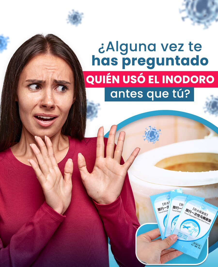 HYGIENICOVER™ PROTECTORES DESECHABLES PARA BAÑO X 50 UNIDADES